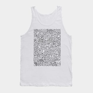 Valentine's Doodle shirt Tank Top